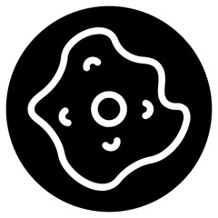 Bakery Donut Fast Glyph Icon