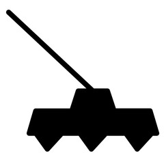 Barn Farm Rake Glyph Icon