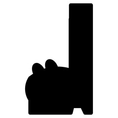 Boot Farming Garden Glyph Icon