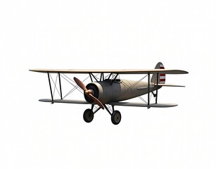 illustration of a world war aircraft model design isolated on white background
