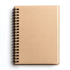 Creative writing equipment blank notebook for inspiration home office stationery minimalist style close-up view focus on creativity