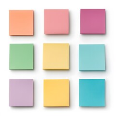 Organizing colorful sticky notes for effective planning home office visual representation indoor workspace creative ideas for productivity
