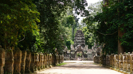Angkor Wat Siem Reap Cambodia temple ruins and sculptures