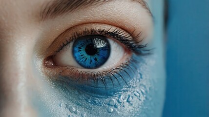 woman, beauty, hair, fashion, face, model, eyes, person, makeup, skin, glamour, one, studio, lips, people, red, make-up, looking, closeup, head, lady, style, black, green, brunette