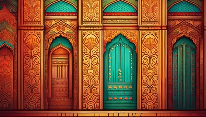 taj mahal in agra country