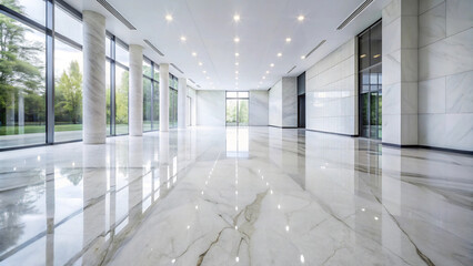 Fototapeta premium the floor of the lobby is a beautiful tile that was created by person7