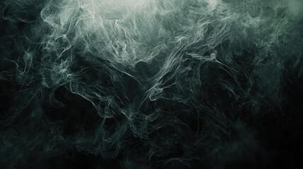 Obraz premium A dark, moody abstract background with flowing black lines and shadowy textures, creating a mysterious atmosphere.