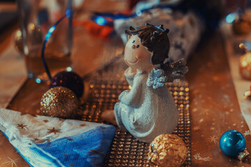 close up of christmas decoration