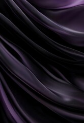 Obraz premium A moody dark abstract design with shades of black, purple, and gray, evoking a sense of elegance and drama.
