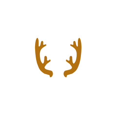 Naklejka premium deer antler vector