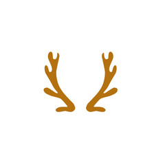 Obraz premium deer antler vector