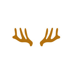 Obraz premium deer antler vector
