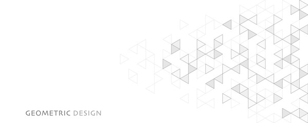 Abstract vector background with a geometric pattern of triangle shapes. Graphic design element 