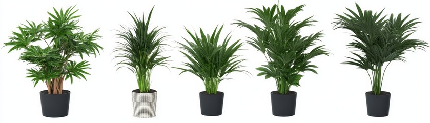 Potted Plants Collection  Rhapis  Chamaedorea  and More