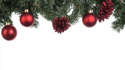 Obraz premium Christmas Themed Border Template