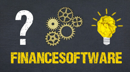 Obraz premium Finance Software 