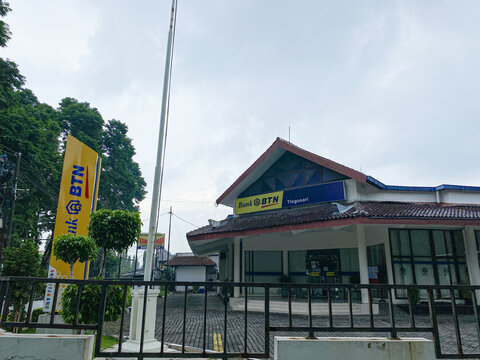 Semarang, Indonesia - February 24th 2024: Bank BTN or PT Bank Tabungan Negara is a state owned enterprise bank in Indonesia