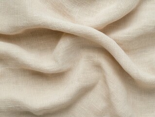 Fototapeta premium cotton, fabric, texture, plain weave, breathable, soft, smooth surface, detailed fibers, white background, minimalist, high resolution, light wrinkles, diagonal pattern, twill, pastel blue, cream colo
