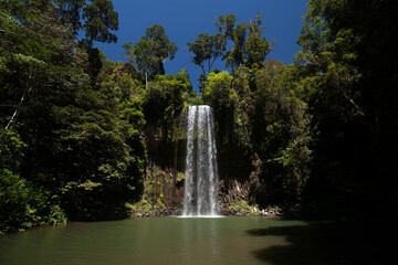 Wonderfull Millaa Millaa Falls of Wooroonooran National Park in tropical Queensland Australia