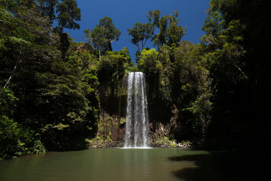 Wonderfull Millaa Millaa Falls of Wooroonooran National Park in tropical Queensland Australia