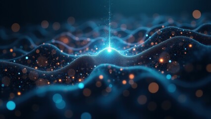 Technology Digital World Abstract Background