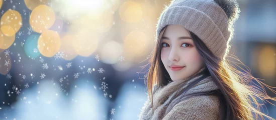 クリスマスデートを楽しむ日本人美少女 © てんぷら