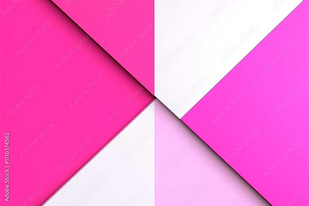 Poster a clean diagonal split screen with one half in white and the other in soft pastel pink