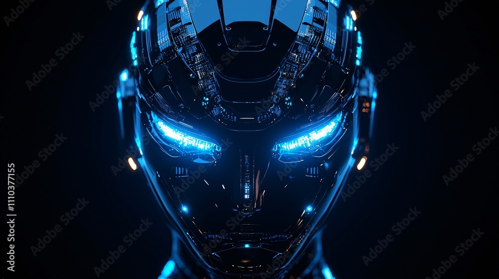 Poster An AI trading bot scanning global markets for arbitrage and optimization opportunities Stock Photo with side copy space