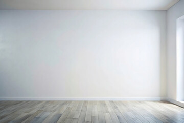 empty white room with wall12