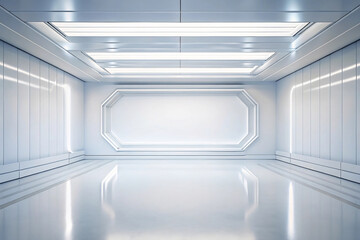 empty room with windows