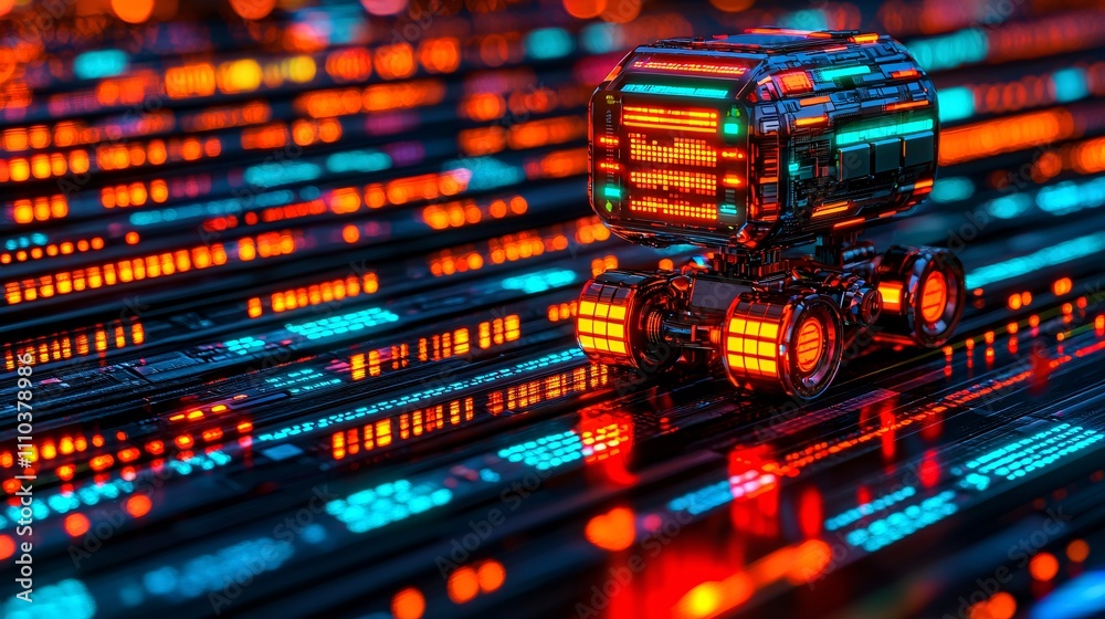 Aufkleber a trading bot leveraging machine learning for forex scalping and advanced strategies stock photo wit