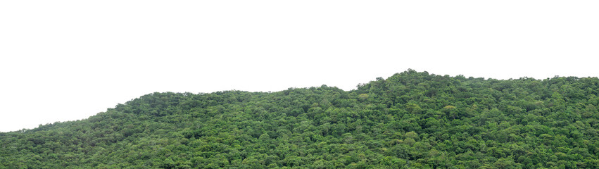 Isolated Mountain on transparent background with clipping path and alpha channel, high resolution.