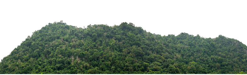 Obraz premium Beautiful Mountain isolated on transparent background with clipping path and alpha channel, high resolution.