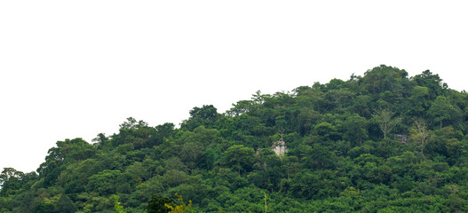 Obraz premium Isolated Mountain on transparent background with clipping path and alpha channel, high resolution.