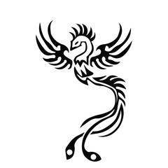 Floral Design A classic black and white floral design element featuring elegant, curved leaves and intricate detailing. Ornamental Perfect for use in decorative borders, logos