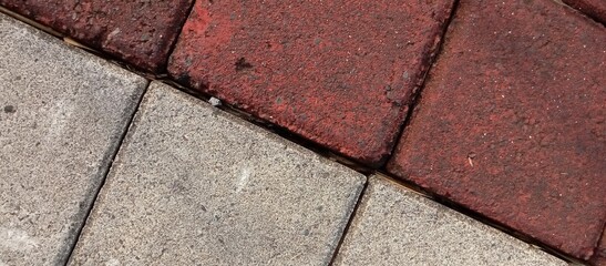 Paved streets with various interesting motifs