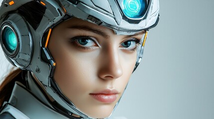 A robotic trading system employing quantum computing for breakthrough innovations in finance Stock Photo with side copy space