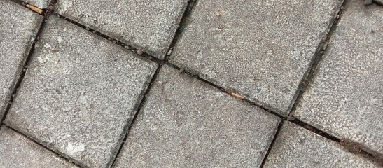 Paved streets with various interesting motifs