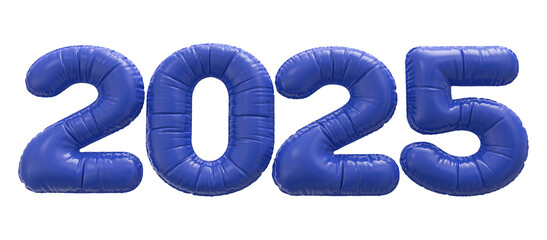 Balloon Number 2025 New Year