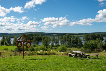 Fototapeta premium A sign that Midsummer is over.