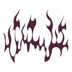 Streetwear fire elements. Flame Vector Illustration Hot Fire Ornaments for T-Shirts, Hoodies, jacket, Streetwear, Apparel, and Pajamas and kids clothing. Hand-Drawn urban Flames Design.