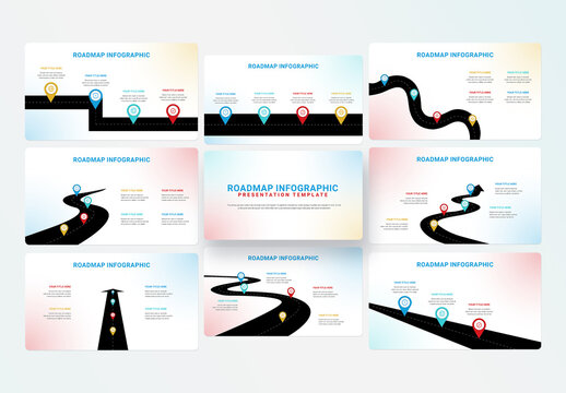 Success Infographic Roadmap Template