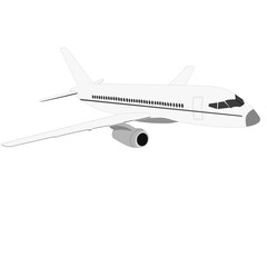 Commercial airplane , airliner 