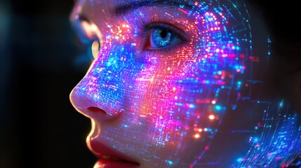 Revolutionary gpu chip processing event in technology hub enhancing computing power and performance visualization