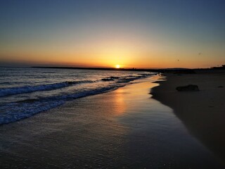 Obraz premium Sunset on the Algarve