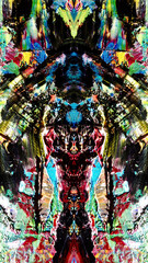 Abstract art background . Hand painting artwork on canvas .