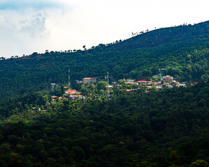village in the mountains in Chikkamagaluru