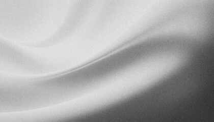 Minimalist white abstract gradient background with flowing curves and grainy noise texture, representing purity, elegance, Luxury, cleanliness.