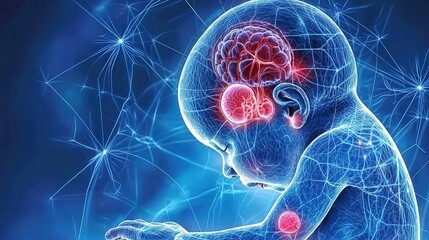 Neonatal brain development: intricate neural network