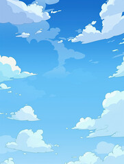  A light sky watercolor background with a simple, low bitrate style, perfect for artistic and creative projects